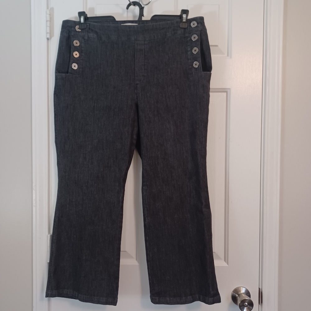 Cato Sailor Pants Cropped Bootcut Sz 16